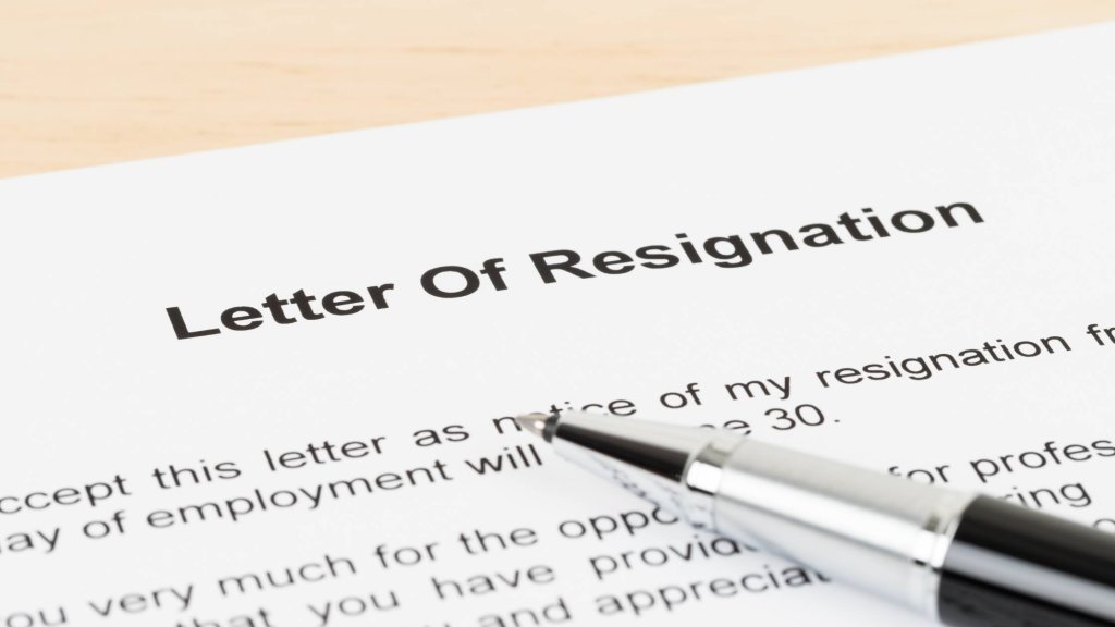 resignation